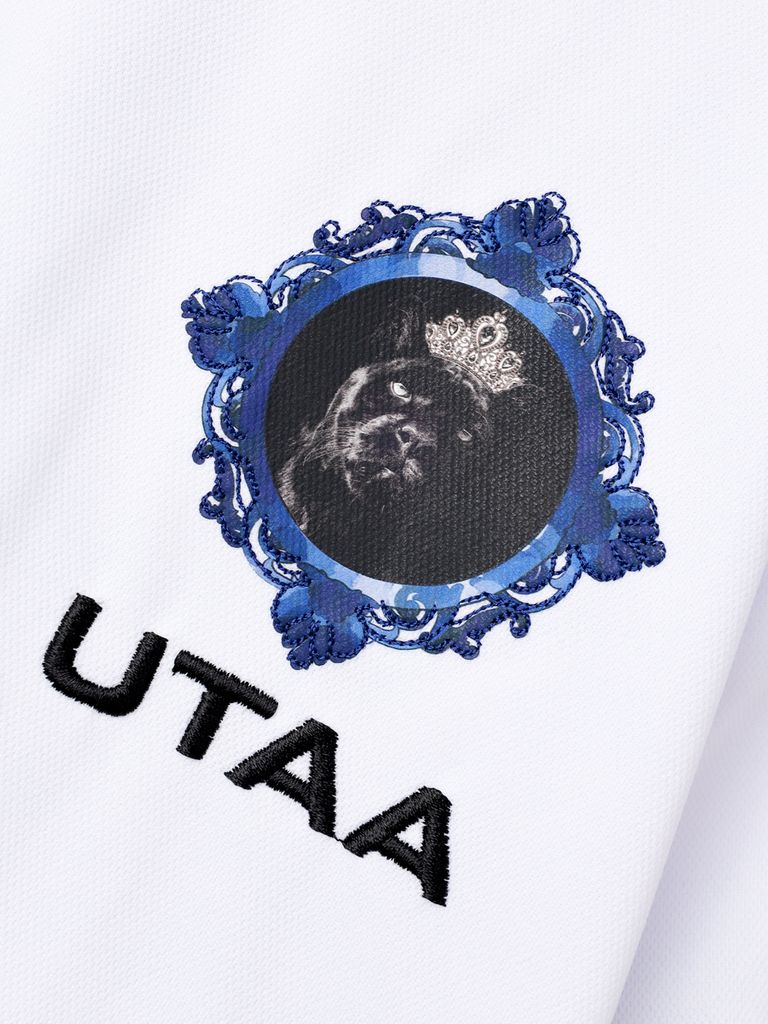 UTAA Sequence Baroque Graphic PK T-shirt : Women's Blue