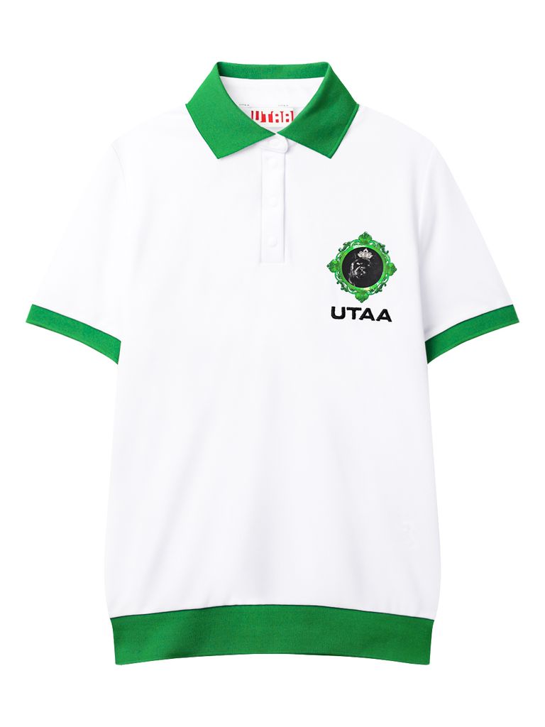 UTAA Sequence Baroque Graphic PK T-shirt : Women's Green