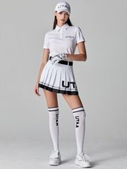 UTAA Scudo Ring Panther Crescent PK T-shirt : Women's White