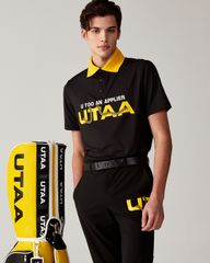 UTAA Helix String PK T-shirt : Men's Black
