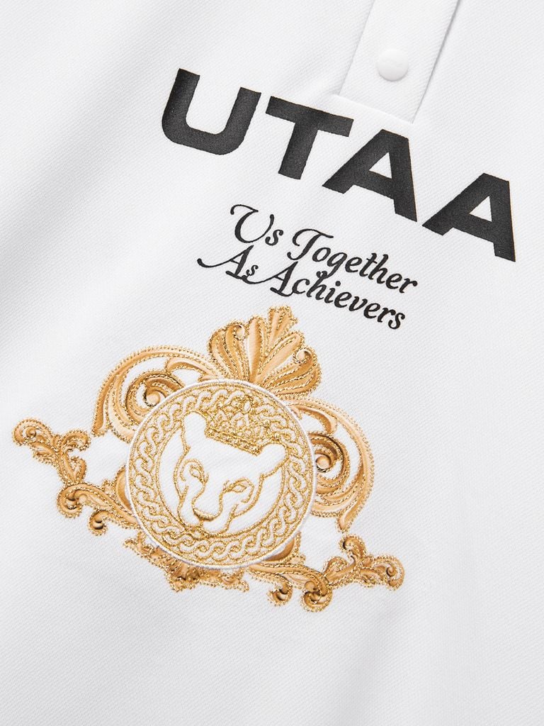 UTAA Golden Crown Ring Panther State PK T-shirt : Men's White
