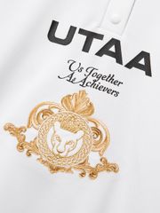 UTAA Golden Crown Ring Panther State PK T-shirt : Men's White