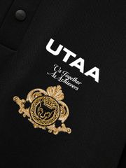 UTAA Golden Crown Ring Panther Compact PK T-shirt : Men's Black