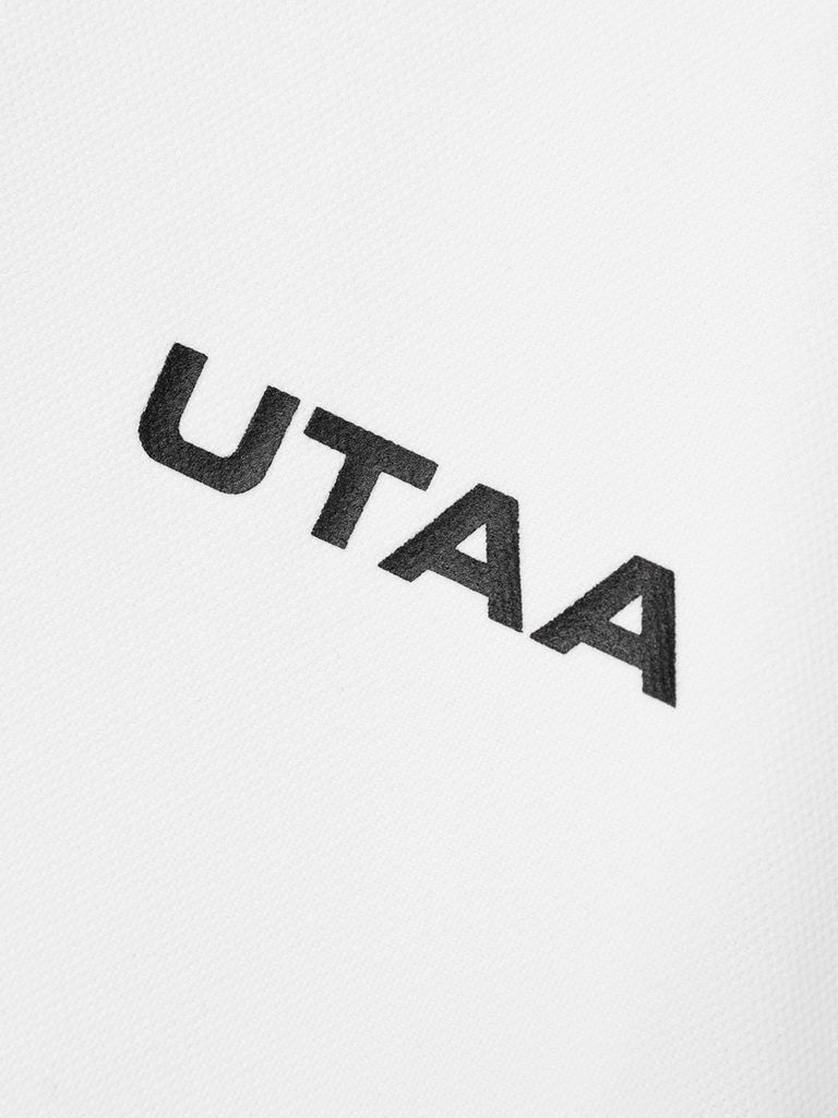 UTAA Diagonal Symbol Line PK T-shirt : Men's White