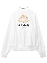UTAA Golden Crown Ring Panther Windbreaker Jumper : Women's White