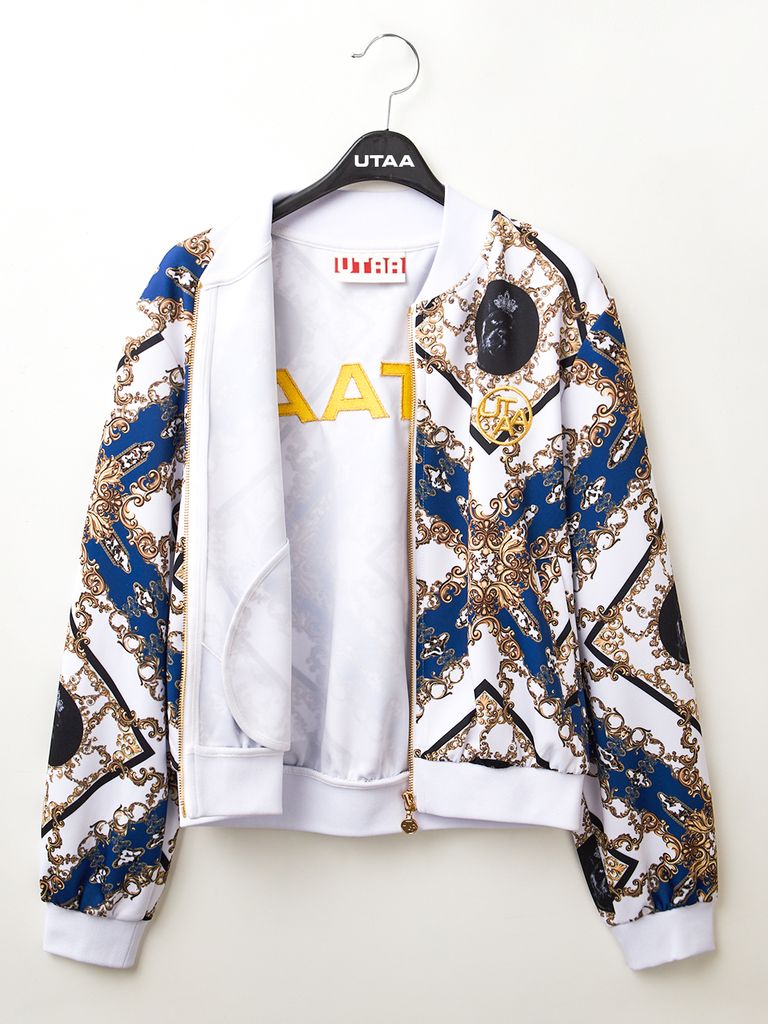 UTAA APEX Chain Baroque Blouson Jumper : Women's Blue