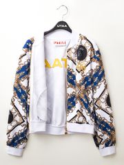 UTAA APEX Chain Baroque Blouson Jumper : Women's Blue