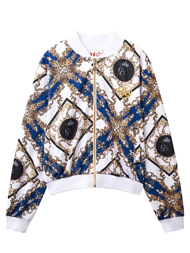 UTAA APEX Chain Baroque Blouson Jumper : Women's Blue