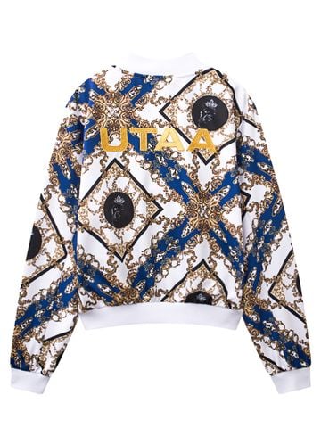 UTAA APEX Chain Baroque Blouson Jumper : Women's Blue