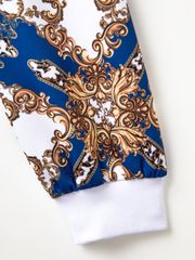 UTAA APEX Chain Baroque Blouson Jumper : Women's Blue