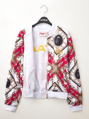 UTAA APEX Chain Baroque Blouson Jumper : Women's Pink