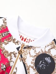 UTAA APEX Chain Baroque Blouson Jumper : Women's Pink