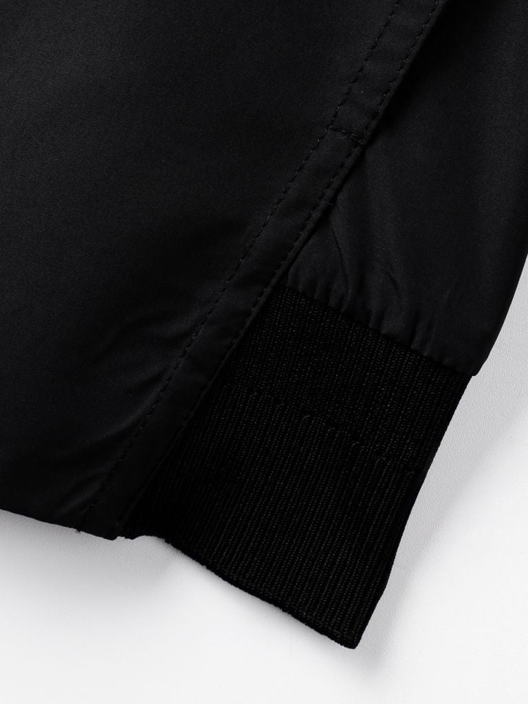 UTAA Golden Crown Ring Panther Windbreaker Jumper : Men's Black