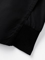 UTAA Golden Crown Ring Panther Windbreaker Jumper : Men's Black