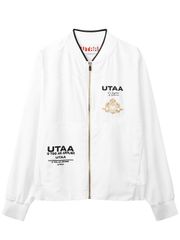 UTAA Golden Crown Ring Panther Windbreaker Jumper : Men's White