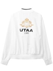 UTAA Golden Crown Ring Panther Windbreaker Jumper : Men's White