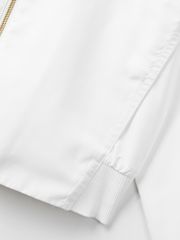 UTAA Golden Crown Ring Panther Windbreaker Jumper : Men's White