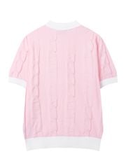 UTAA Foliole Logo Shade Knit : Women's Pink
