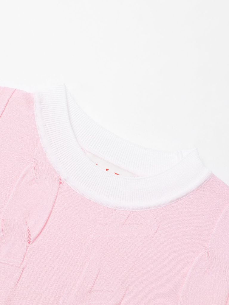 UTAA Foliole Logo Shade Knit : Women's Pink