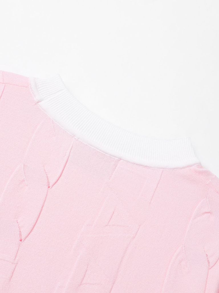 UTAA Foliole Logo Shade Knit : Women's Pink