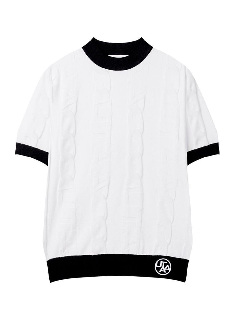 UTAA Foliole Logo Shade Knit : Women's White