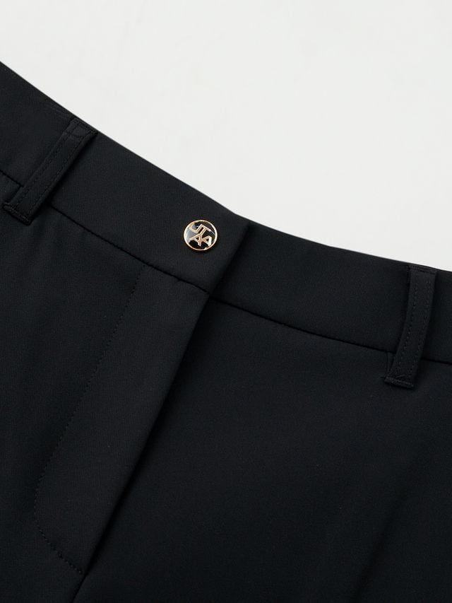 Gilt Sealing Crown Panther Pants : Women's Black