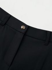 Gilt Sealing Crown Panther Pants : Women's Black