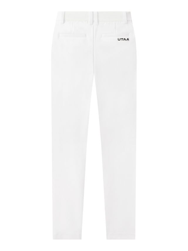 Gilt Sealing Crown Panther Pants : Women's White