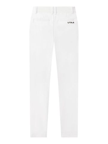 Gilt Sealing Crown Panther Pants : Women's White