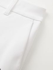 Gilt Sealing Crown Panther Pants : Women's White