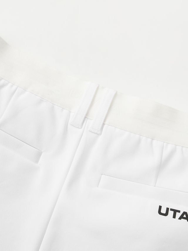 Gilt Sealing Crown Panther Pants : Women's White