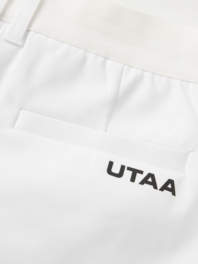 Gilt Sealing Crown Panther Pants : Women's White