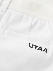 Gilt Sealing Crown Panther Pants : Women's White