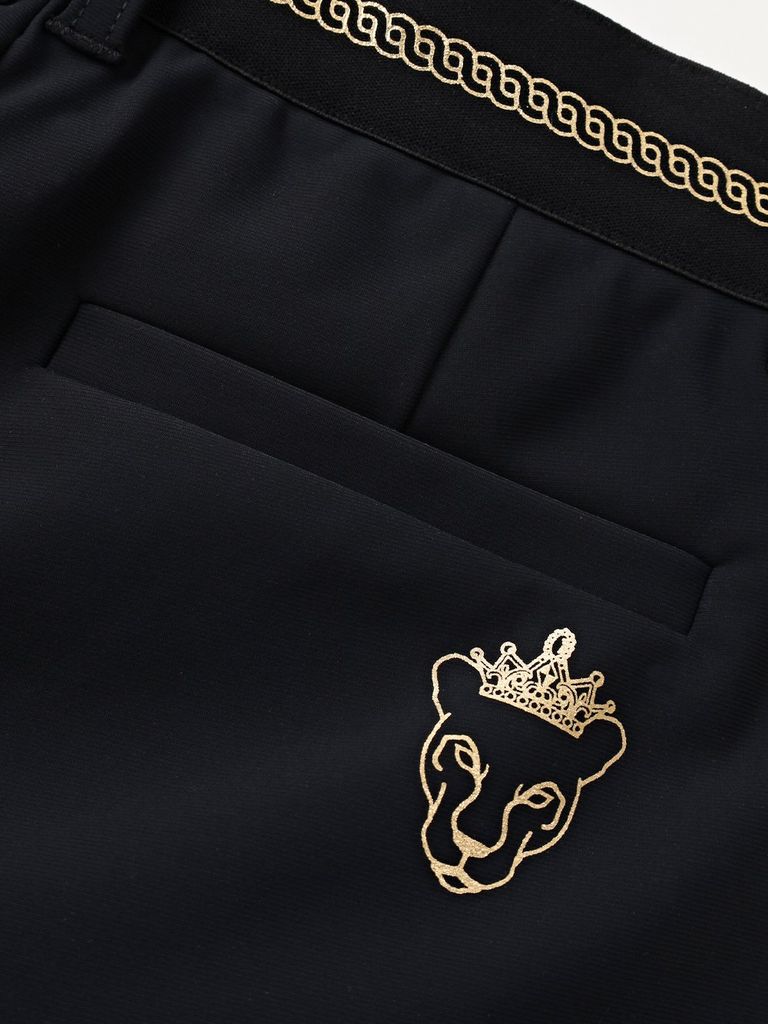 UTAA Marvel Crown Ring Panther Basic Pants : Men's Black