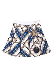 UTAA APEX Chain Baroque Flare Skirt : Blue