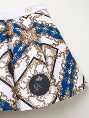 UTAA APEX Chain Baroque Flare Skirt : Blue