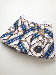 UTAA APEX Chain Baroque Flare Skirt : Blue