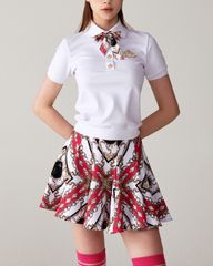 UTAA APEX Chain Baroque Flare Skirt : Pink