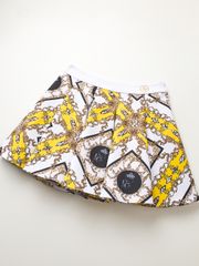 UTAA APEX Chain Baroque Flare Skirt : Yellow