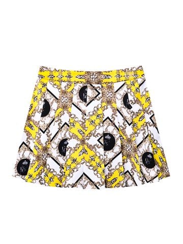UTAA APEX Chain Baroque Pleats Skirt : Yellow