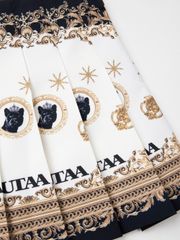 UTAA Mirror Panther Pan Skirt : White