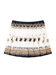 UTAA Mirror Panther Pan Skirt : White