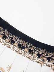 UTAA Mirror Panther Pan Skirt : White
