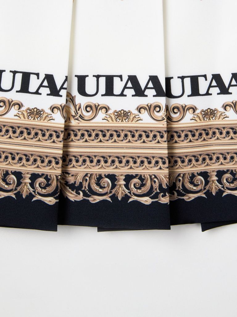 UTAA Mirror Panther Pan Skirt : White