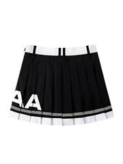 UTAA Panther Chain Pleats Skirt : Black