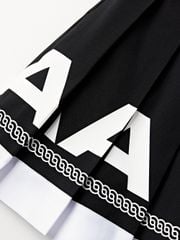 UTAA Panther Chain Pleats Skirt : Black