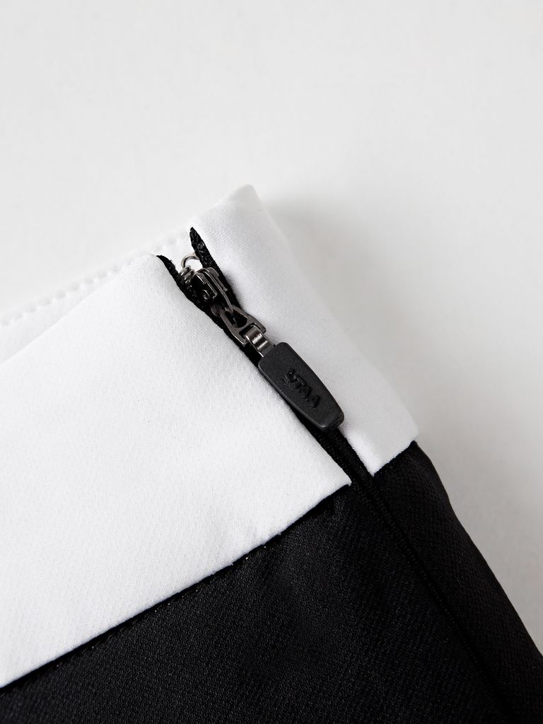 UTAA Monoral Binding Pleats Skirt : Black