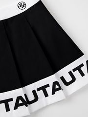 UTAA Monoral Binding Pleats Skirt : Black