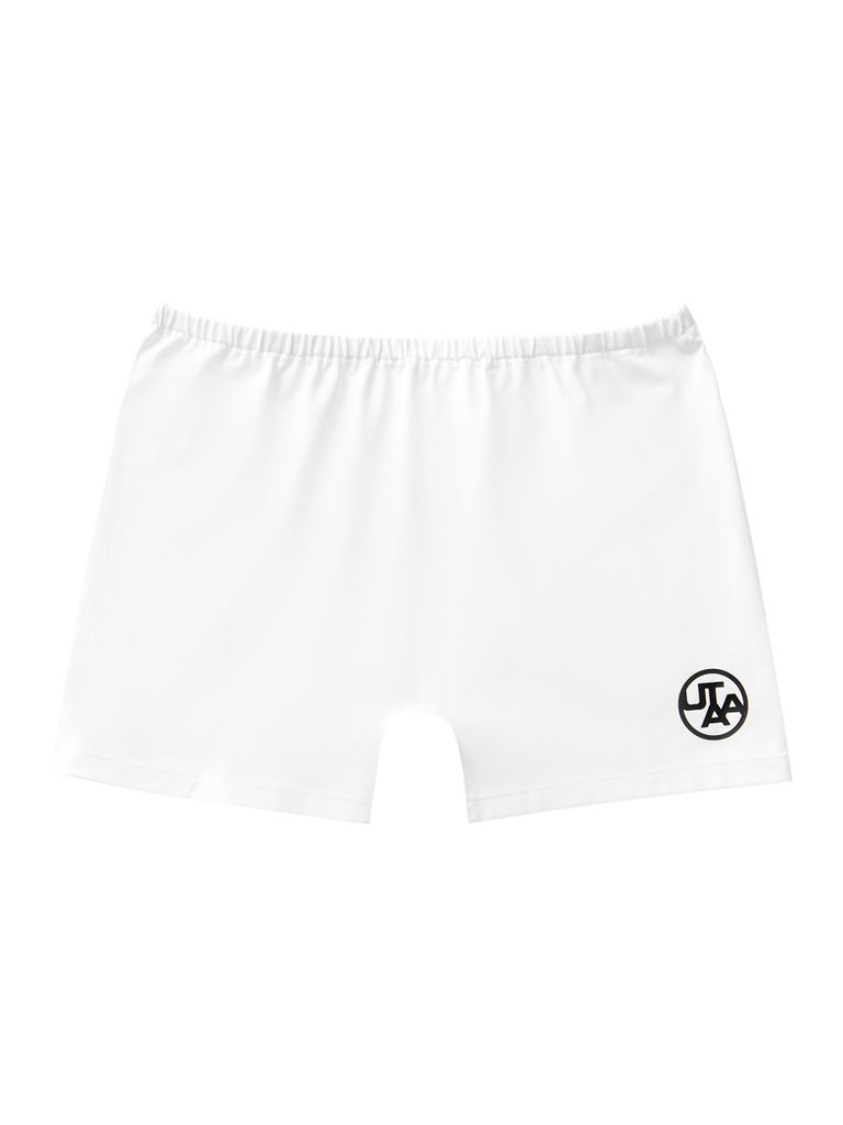 UTAA Monoral Binding Pleats Skirt : White