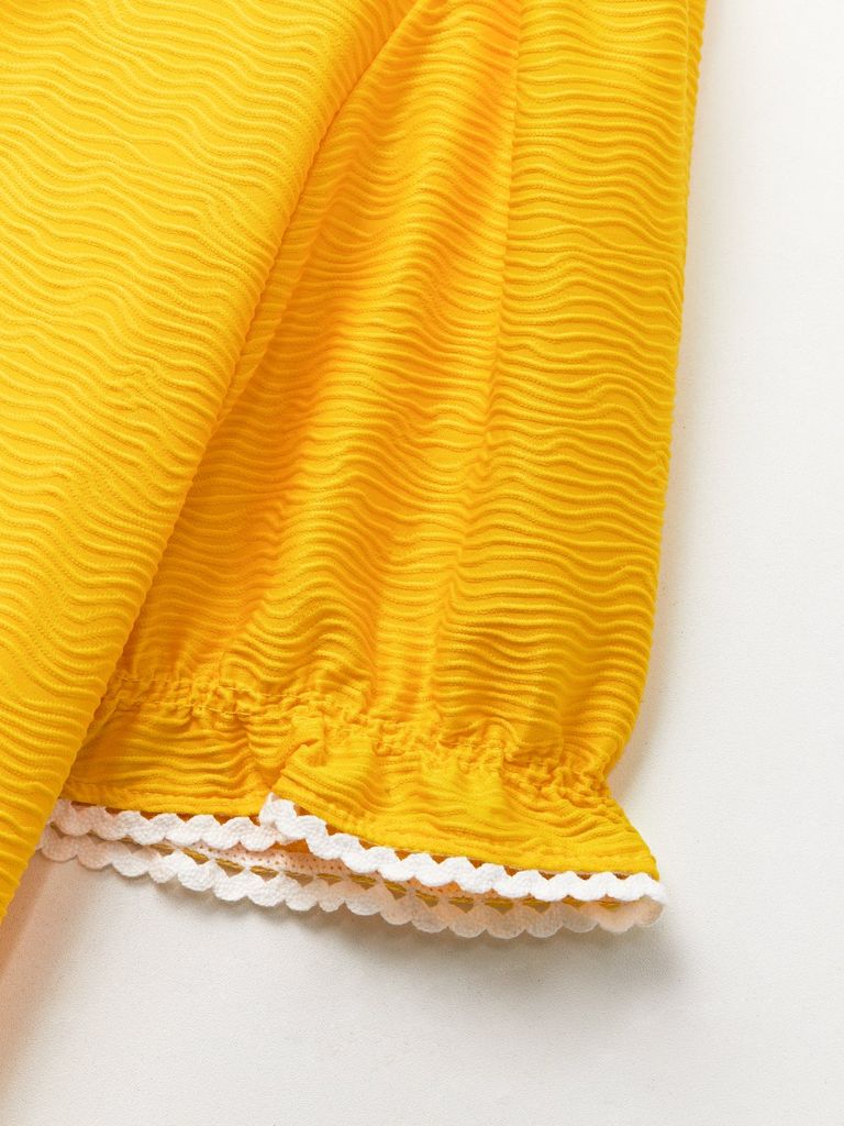 UTAA Notredame Lace Shirts : Women's Yellow